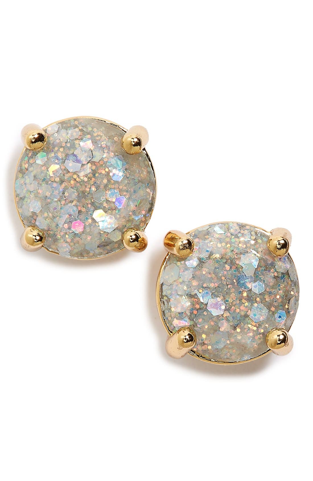 kate spade glitter stud earrings