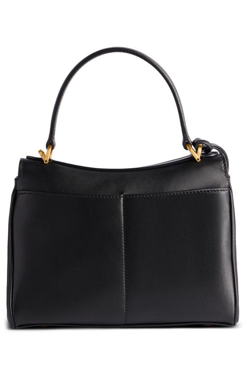 Shop Balenciaga Mini Rodeo Leather Top Handle Bag In 1000 Black