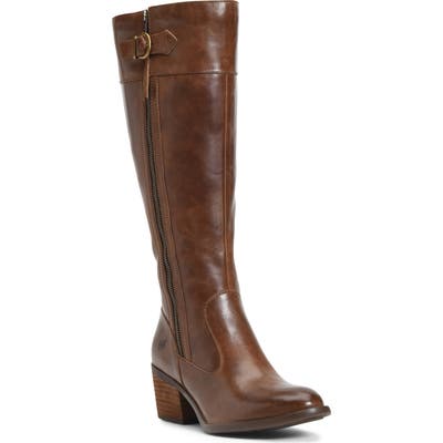 B?rn Uchee Knee High Boot, Regular Calf- Brown