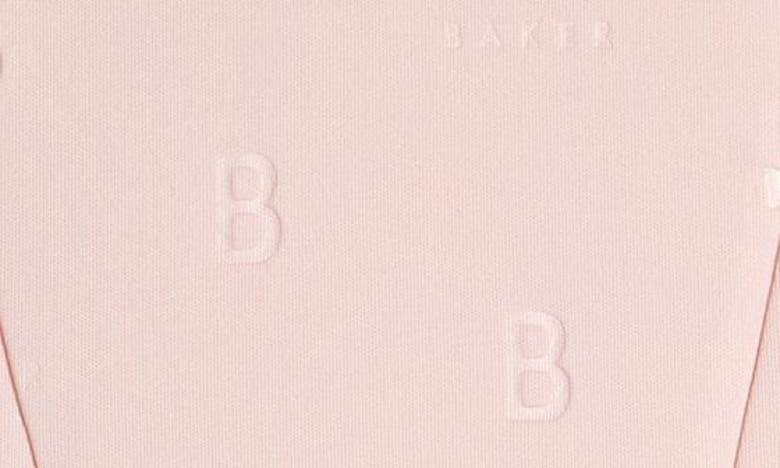 Shop Baker By Ted Baker Kids' Embossed Scuba Dress In Pink