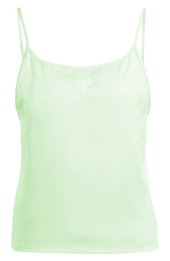 Shop Adidas Originals Adicolor 3-stripes Lifestyle Camisole In Semi Green Spark