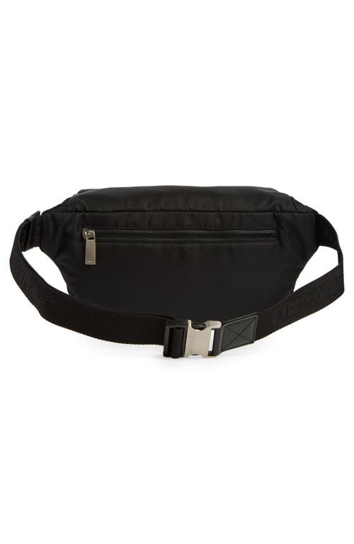 Shop Off-white Nylon Belt Bag In Black