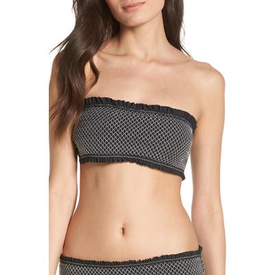 Chelsea28 Smocked Bandeau Bikini Top