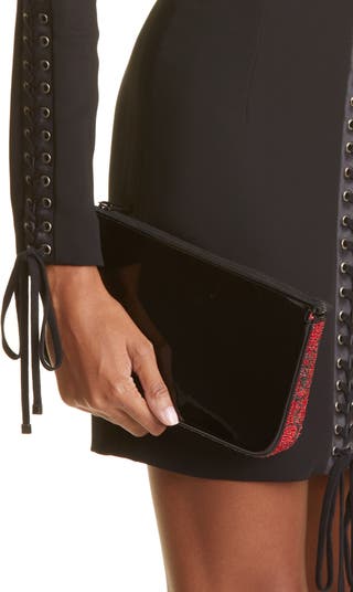 CHRISTIAN LOUBOUTIN Loubila chain-embellished leather shoulder bag