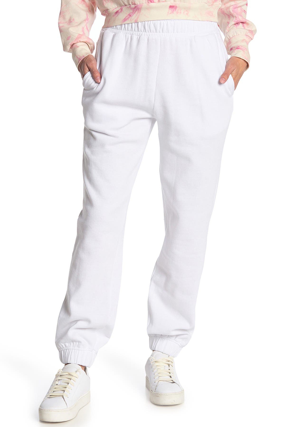 Afrm Tazo Sweatpants In White