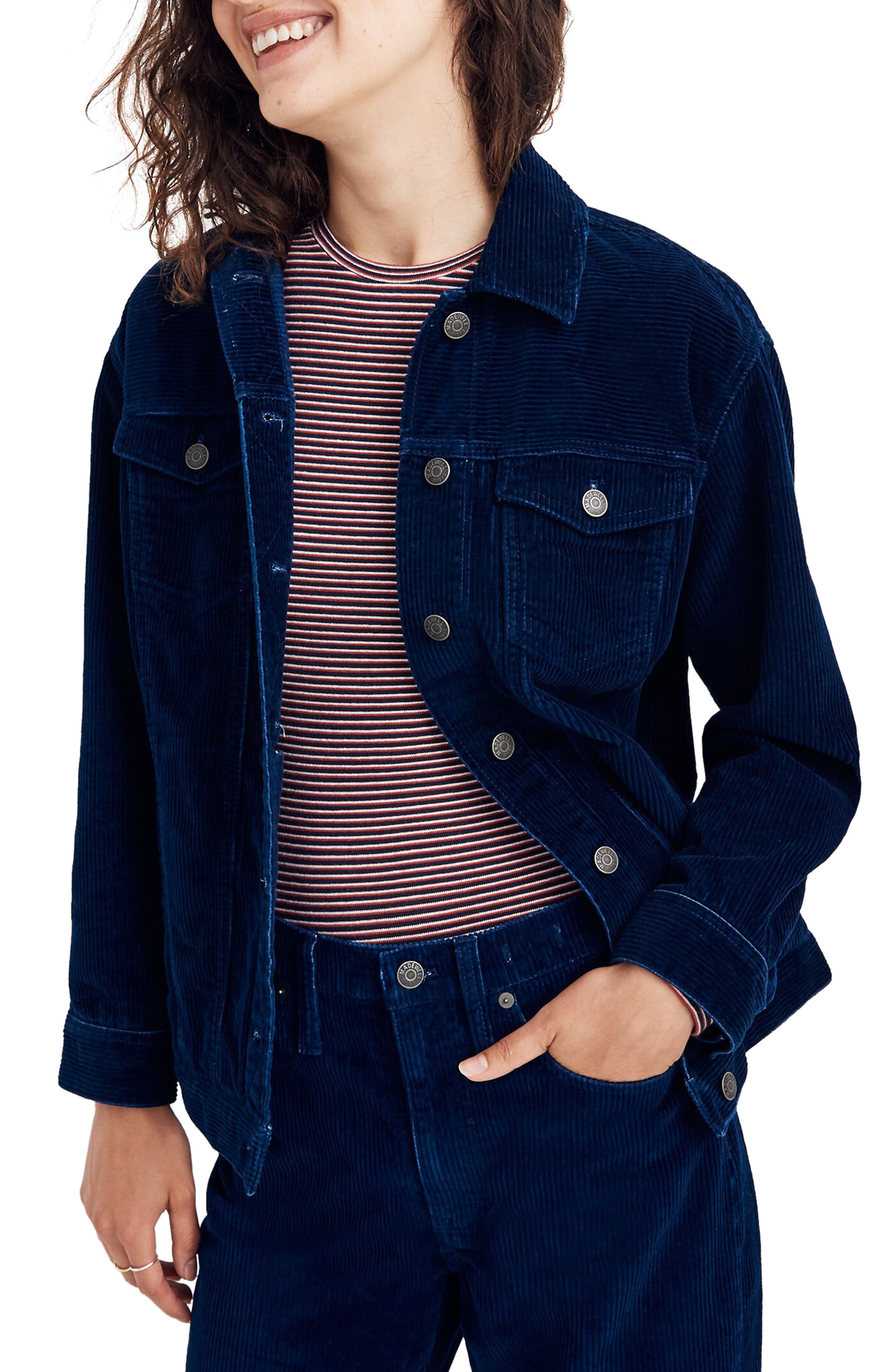 corduroy jean jacket womens