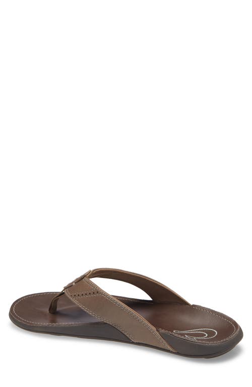 OLUKAI OLUKAI 'NUI' LEATHER FLIP FLOP 