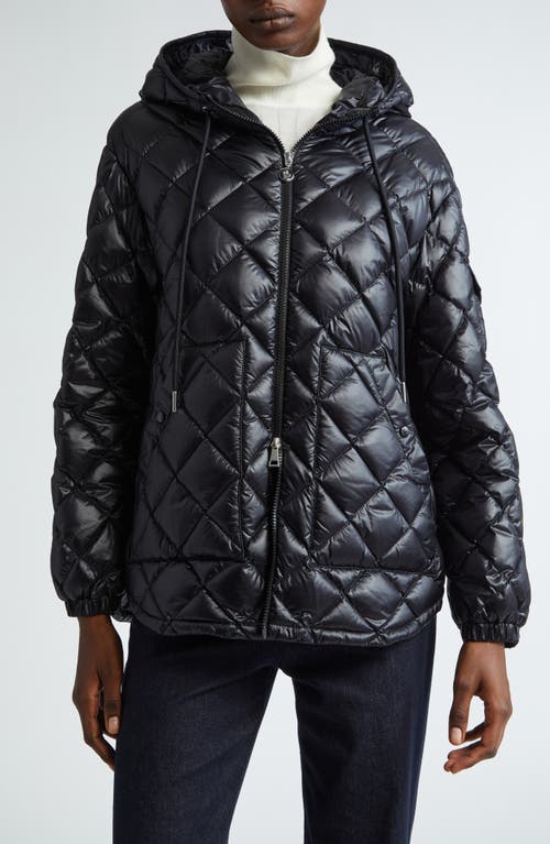 Moncler Quilted Hooded Down Jacket Black at Nordstrom, Us