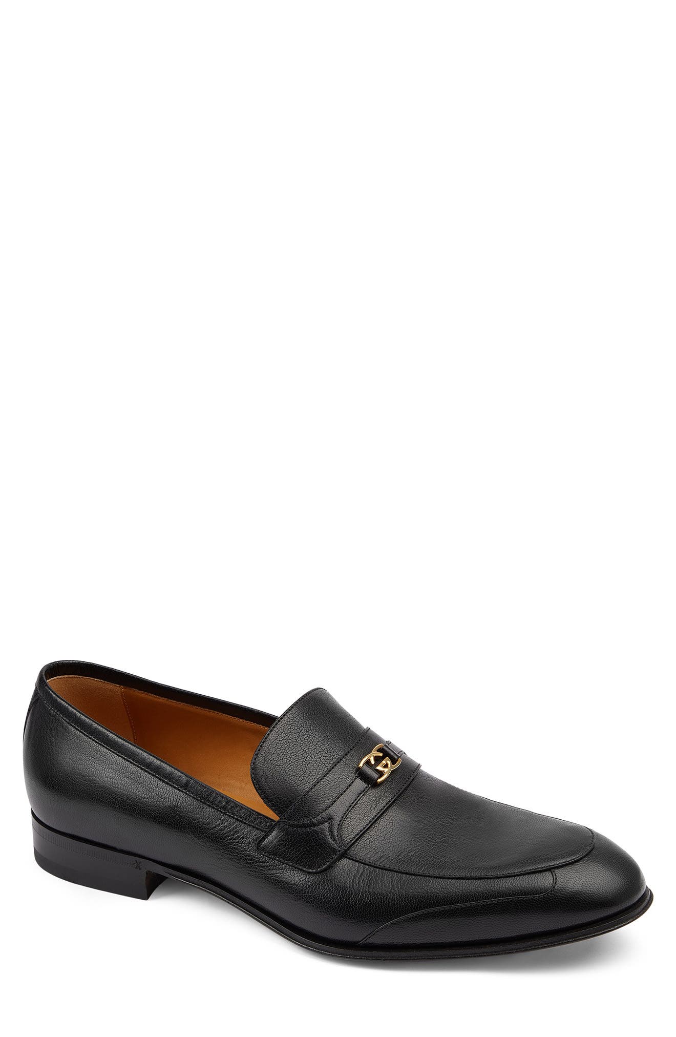 gucci mens shoes black classic