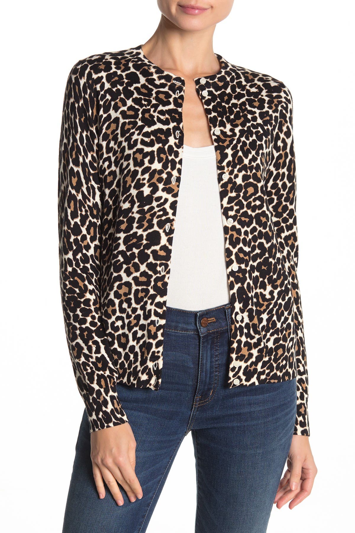 animal print cardigan canada