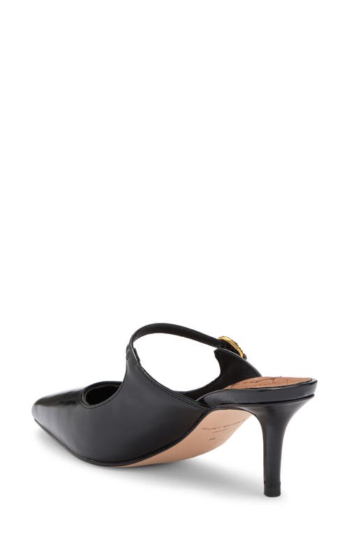 Kurt Geiger London Regent Pointed Toe Mary Jane Mule In Black