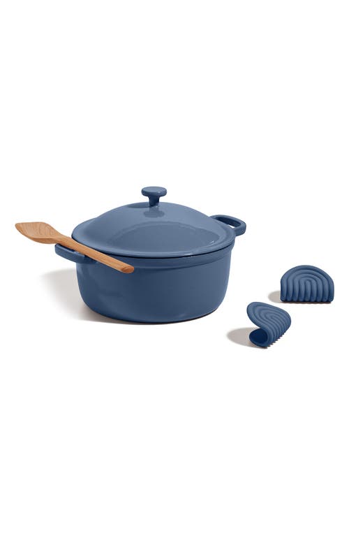 Our Place Cast Iron Perfect Pot in Blue Salt at Nordstrom, Size One Size Oz