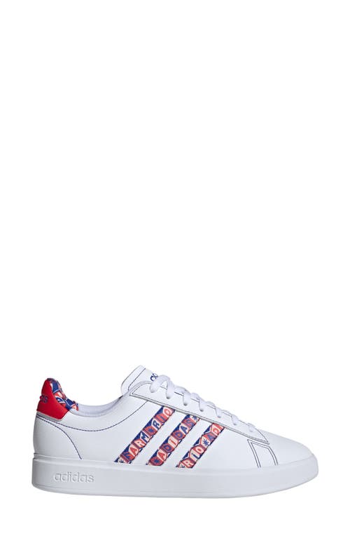 Shop Adidas Originals Adidas Grand Court 2.0 Sneaker In White/red 2/ftwr White