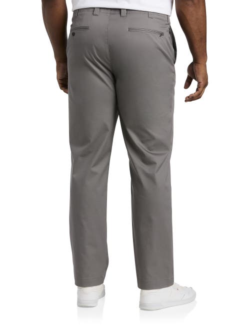 Shop Oak Hill By Dxl Oak Hill Straight-fit Tech Pants In Gargoyle Grey