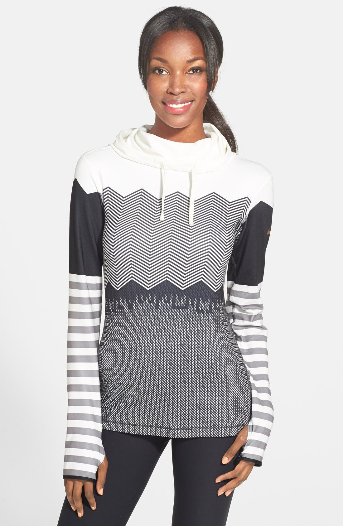 nike pro hyperwarm pullover