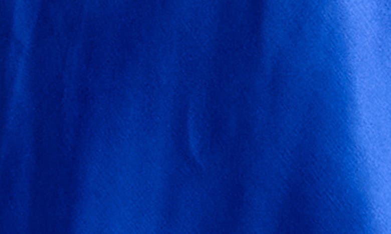 Shop Koko + Mason Satin Halter Dress In Cobalt