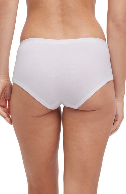 Falke Daily Climate Cotton Blend Hipster Briefs In White