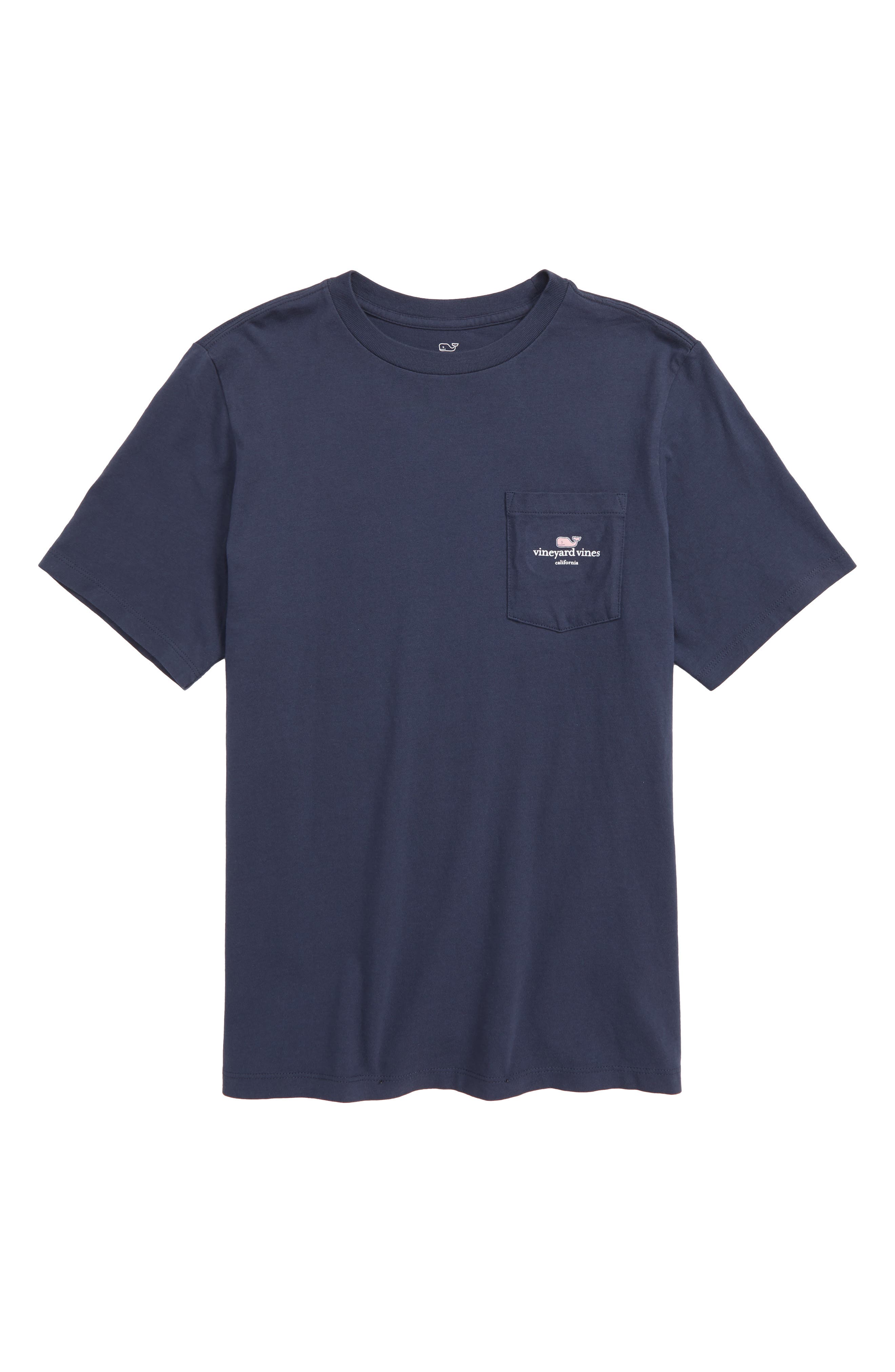 Vineyard Vines California Whale Graphic Pocket T Shirt Big Boys