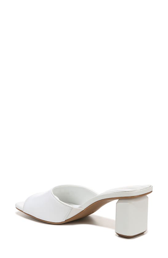 Franco Sarto Linley Womens Leather Slip On Heels In White