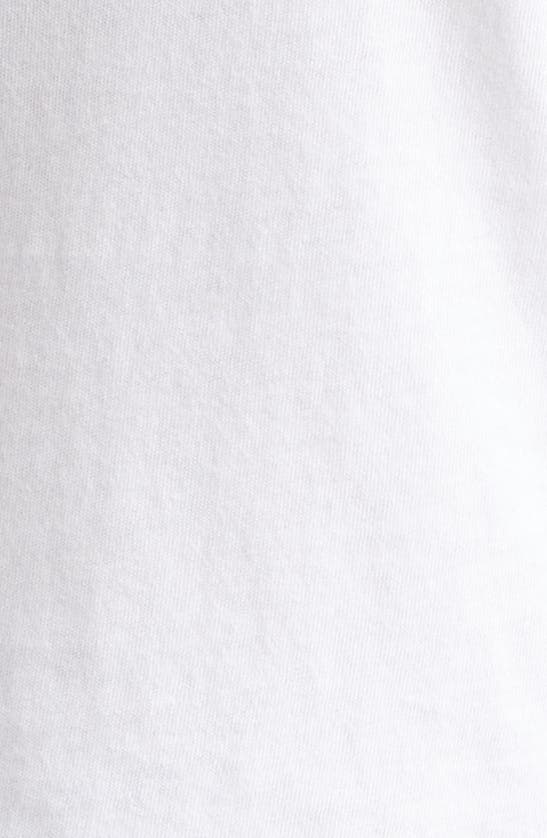 Shop L Agence Benny Crewneck Crop T-shirt In White