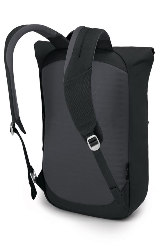 Shop Osprey Arcane™ 22l Roll Top Backpack In Black