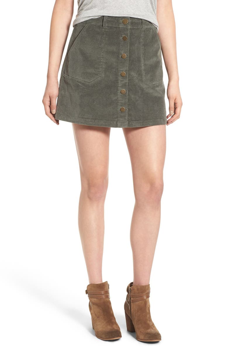 Jolt Corduroy A-Line Skirt | Nordstrom