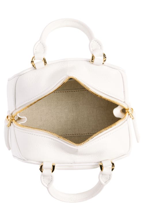 Givenchy Nano Antigona Cube Leather Crossbody Bag In Ivory