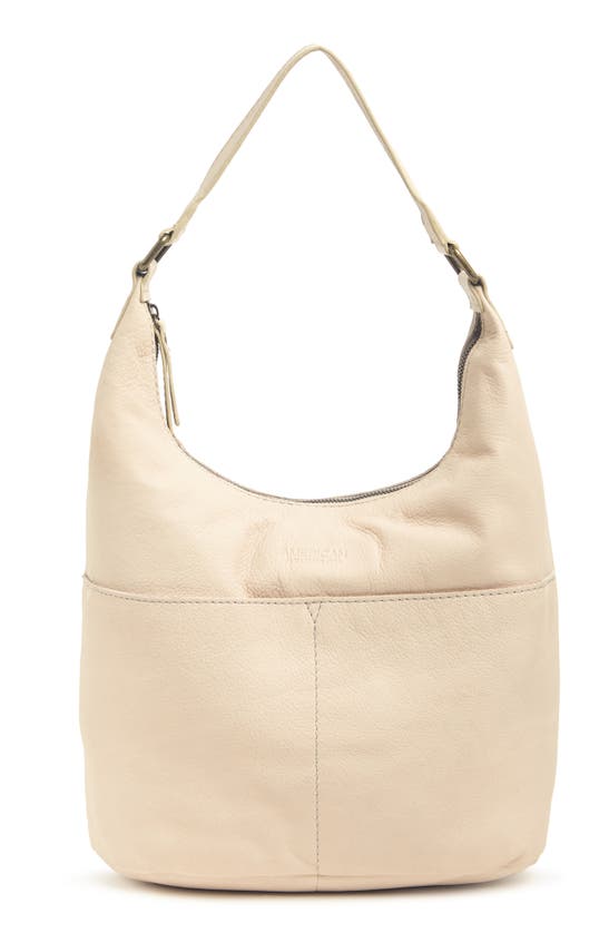 American Leather Co. Carrie Hobo Bag In Stone