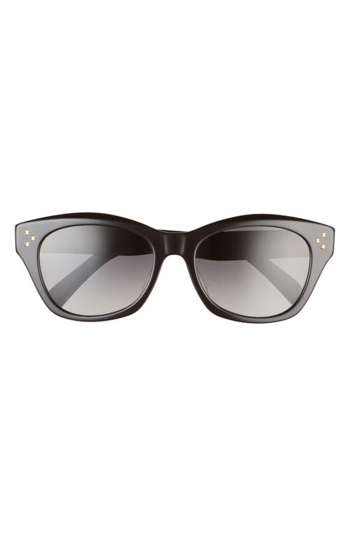 Celine 55mm Cat Eye Sunglasses Black