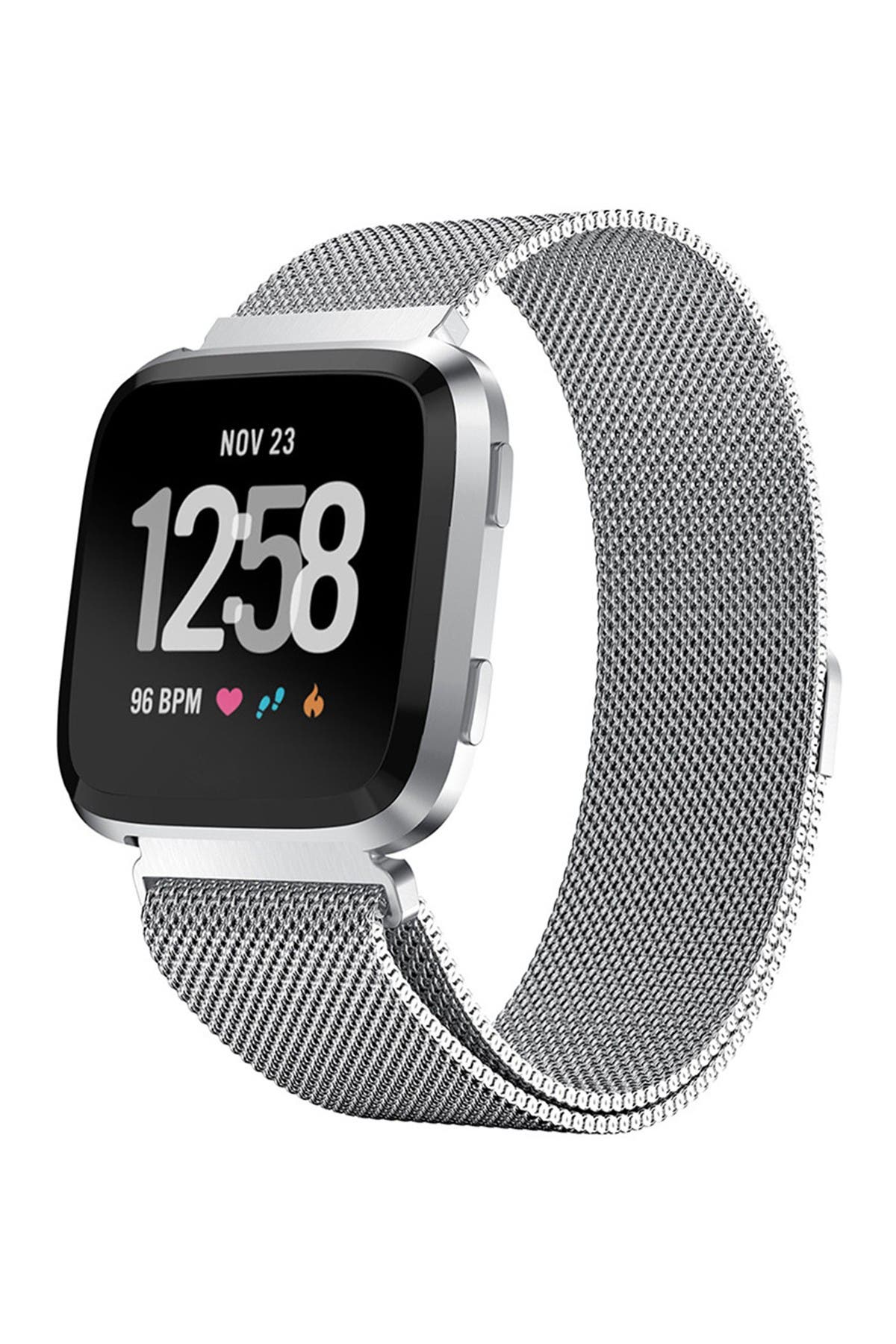 fitbit versa stainless steel band