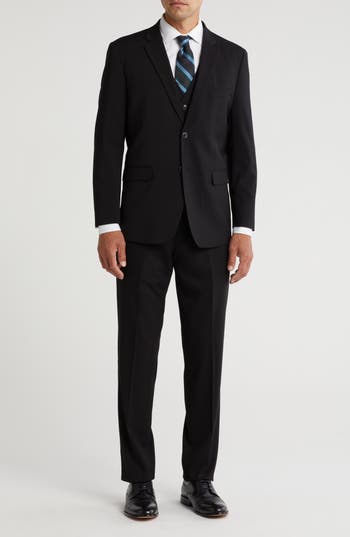 Braveman Classic Fit 3-piece Suit In Black