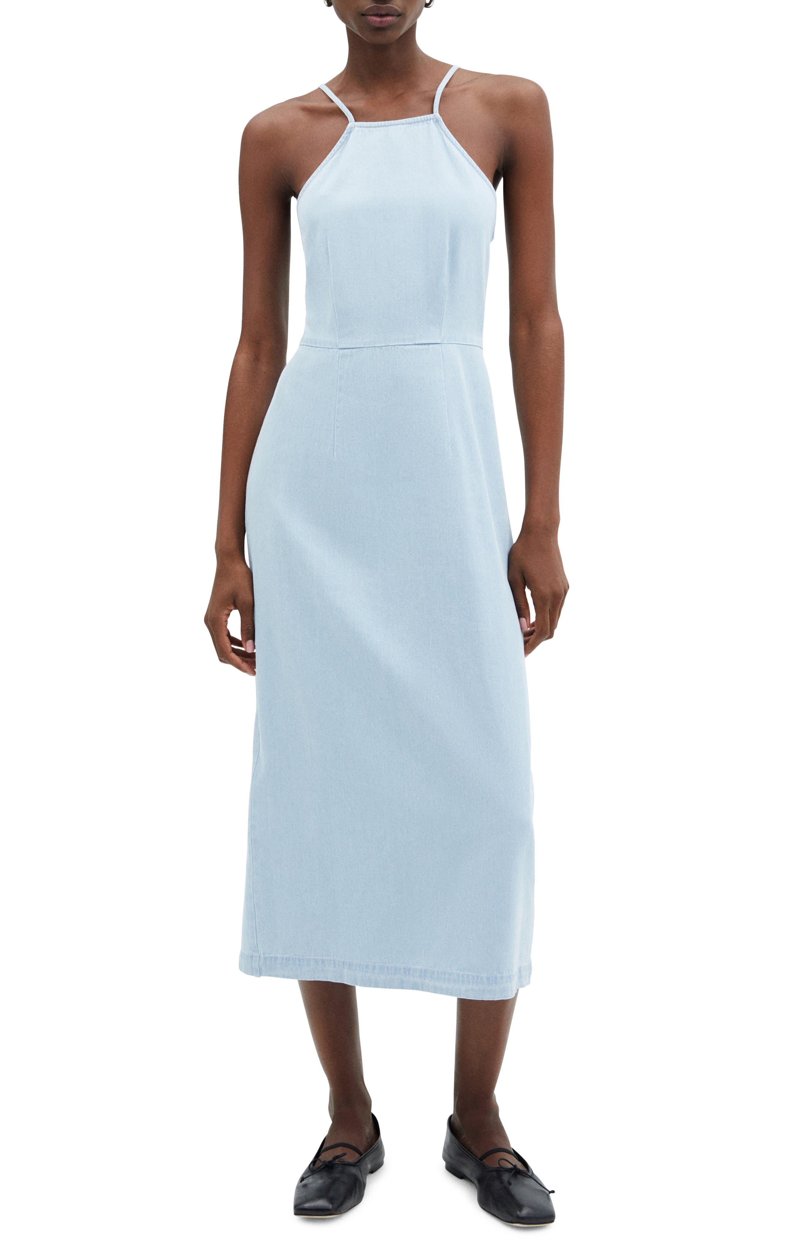 Women's Denim Midi Dresses | Nordstrom