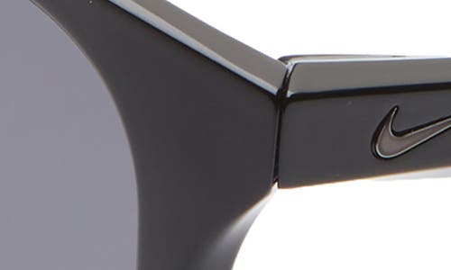 Shop Nike Revere 51mm Round Sunglasses In Black/dark Grey