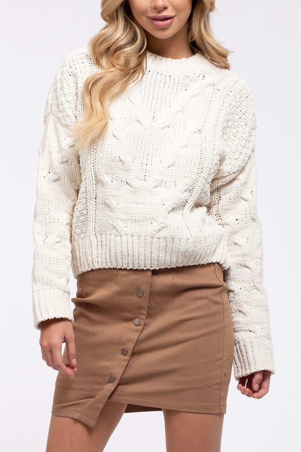 joa cable knit sweater