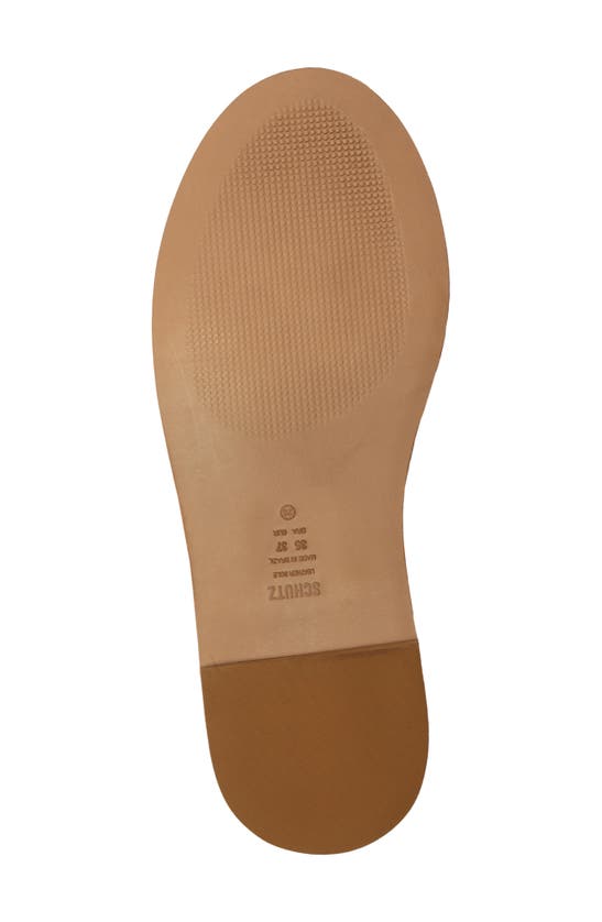 Shop Schutz Mitchell T-strap Sandal In Platina