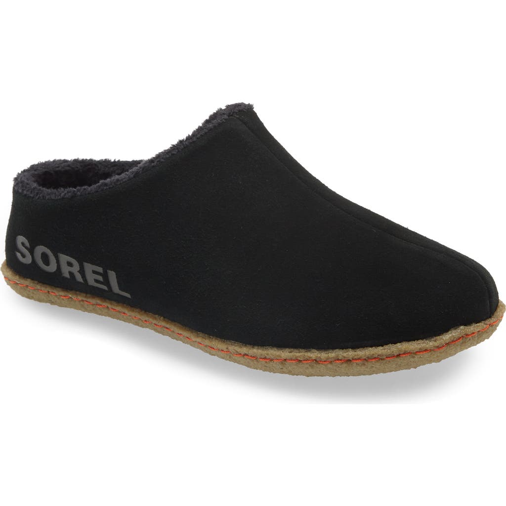 Sorel Youth Lanner Ridge Ii Slipper In Black/sage
