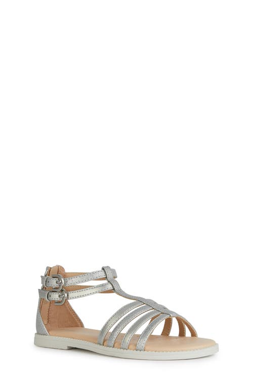 Geox Kids' Karly Sandal Silver at Nordstrom,