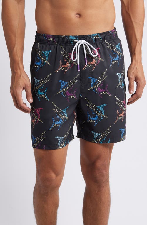 Tommy Bahama Naples Spotted at Sea Swim Trunks Black Nordstrom,