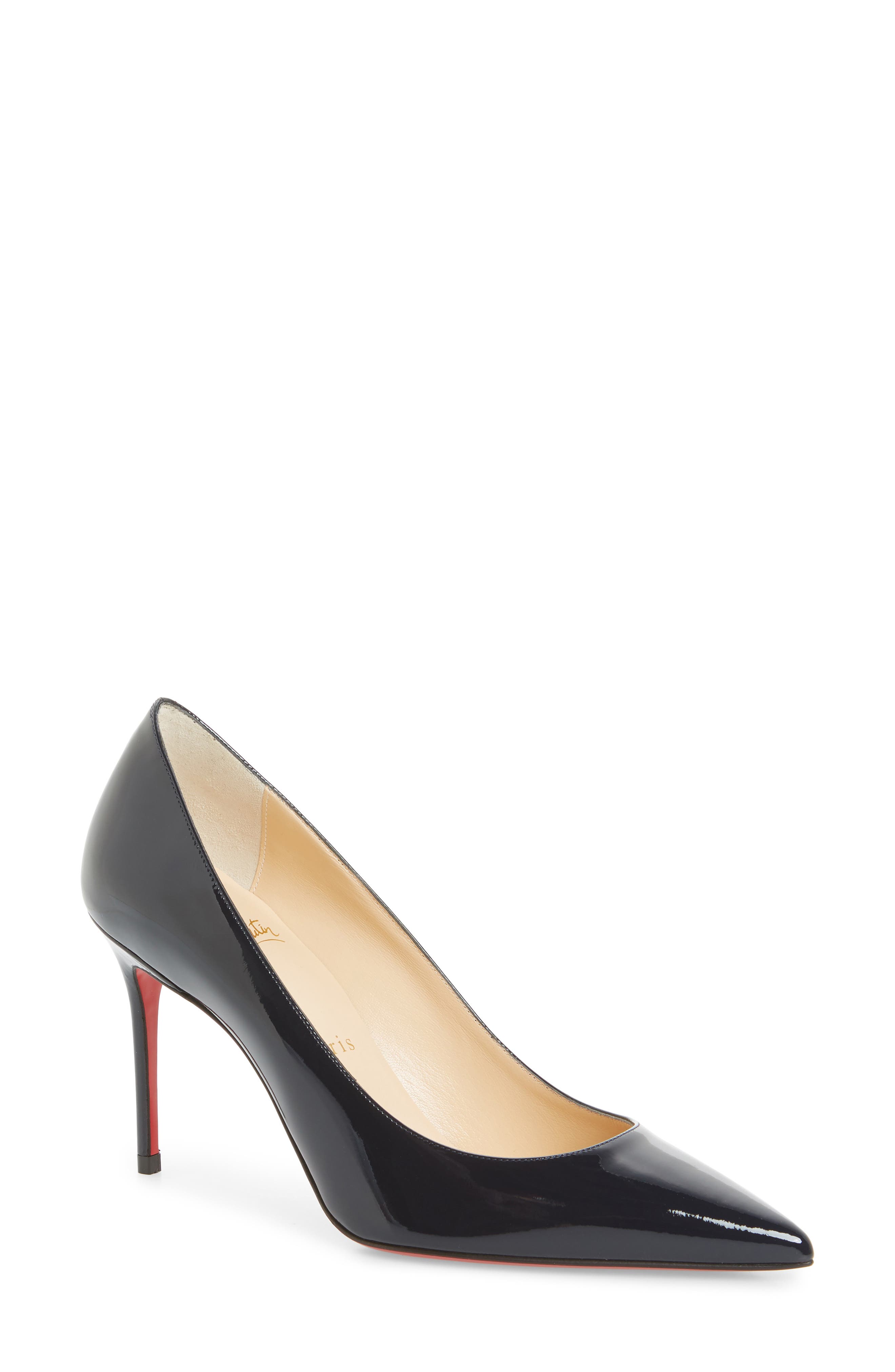 Christian Louboutin Decollete Pointy Toe Pump, Blue