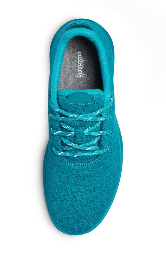 Shop Allbirds Wool Runner Mizzle Sneaker In Thrive Teal/ Rugged Khaki