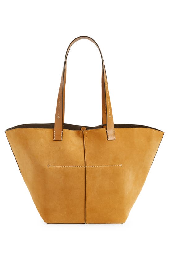 Shop Proenza Schouler White Label Large Bedford Suede Tote In Honey