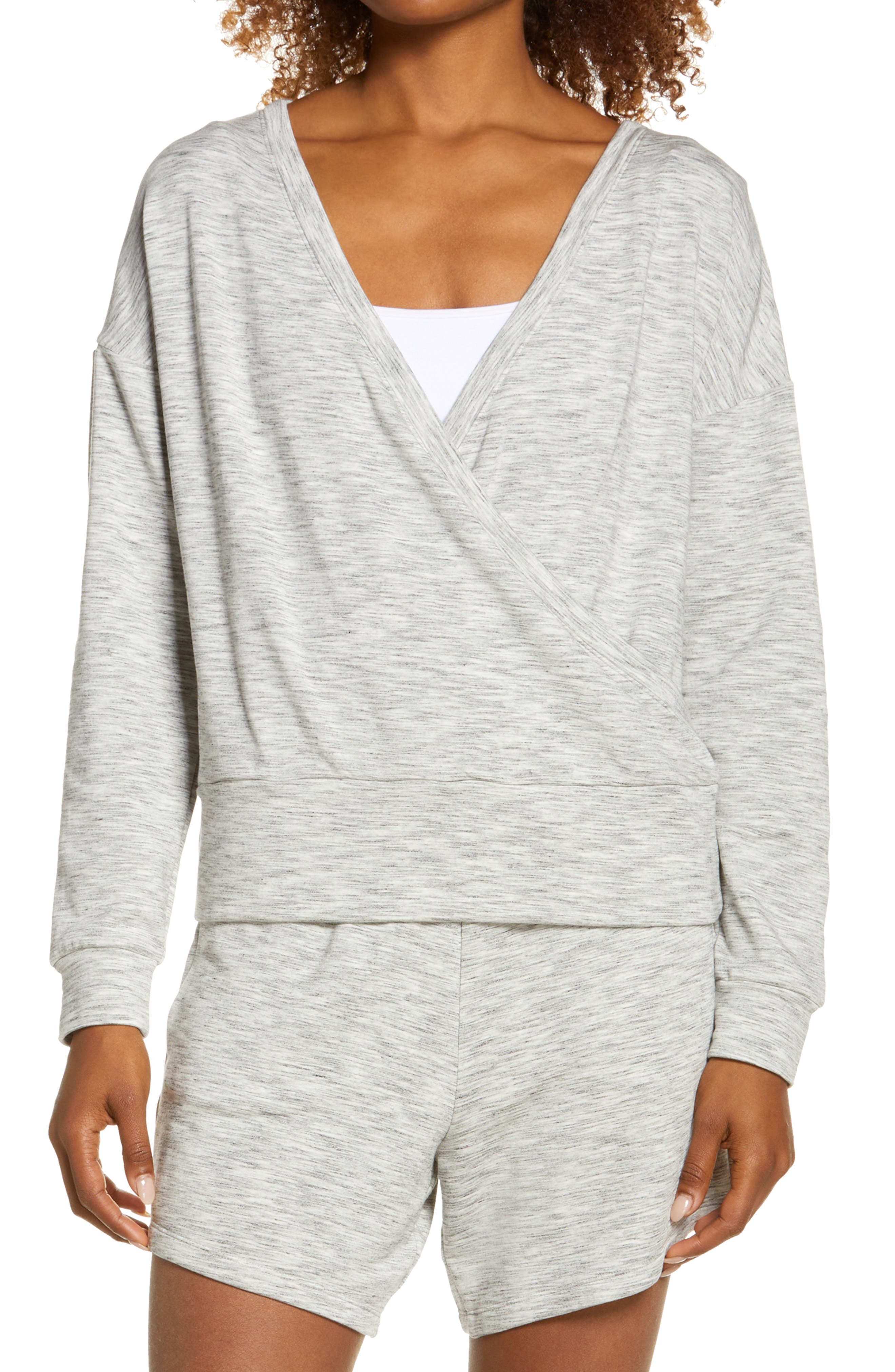 wrap sweatshirt