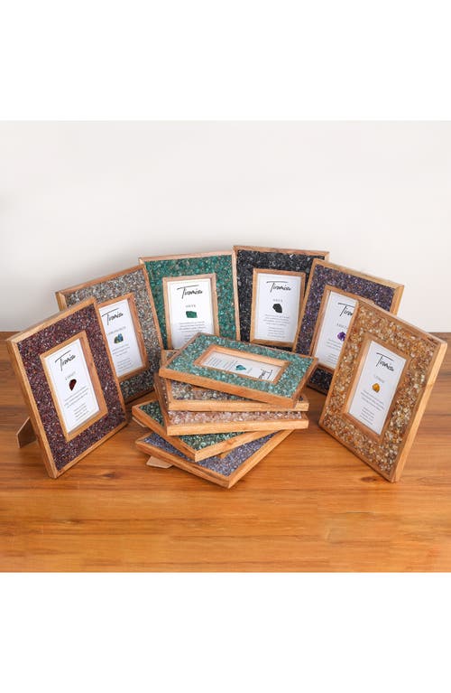 Tiramisu Gemstone Picture Frame In Pink Multi