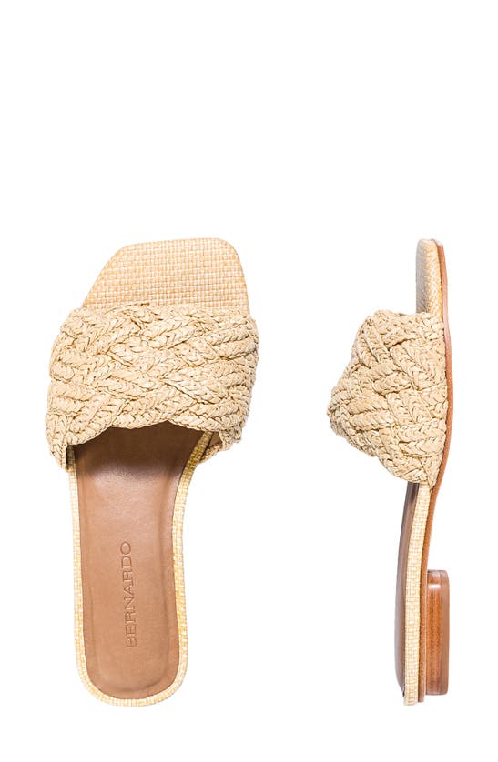 Shop Bernardo Footwear Pixie Slide Sandal In Light Natural