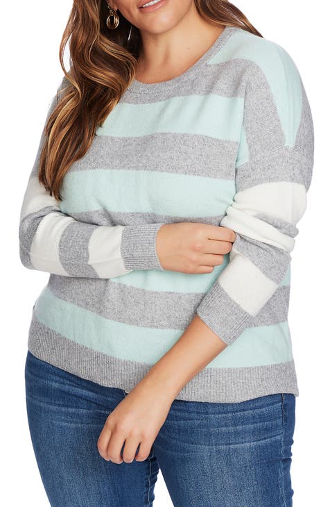 Stripe Sweater (Plus Size)