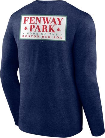 Men's Fanatics Branded Navy Boston Red Sox Fenway Park Home Hometown  Collection Long Sleeve T-Shirt