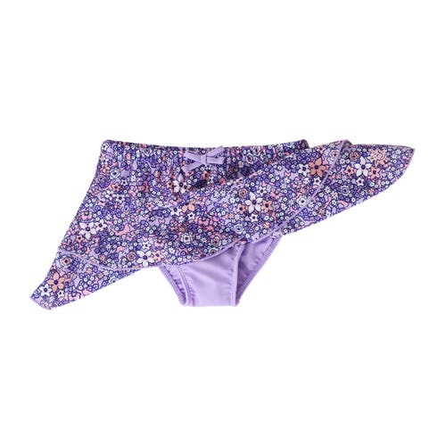 Uv Skinz Sunny Swim Skirt In Lavender Fields