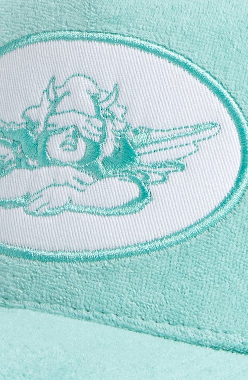 Boys Lie Lover Terry Trucker Hat In Light/pastel Green