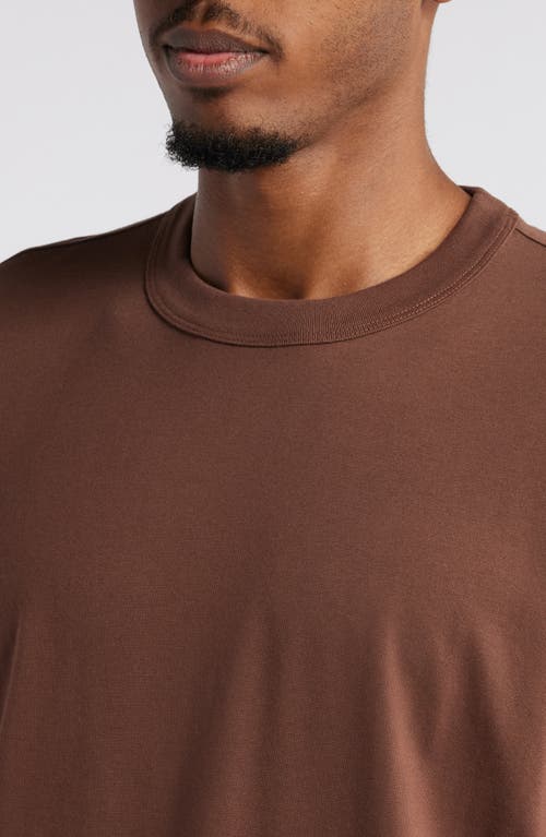 Shop Bp. Core Crewneck T-shirt In Brown Chestnut