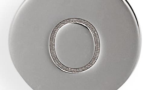 Meshmerise Initial Disc Charm Bracelet In White-o